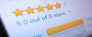 5 star online reviews