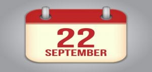 September 22